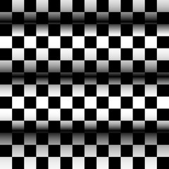 Abstract background. Chess board. Optical illusion. Texture. 