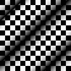 Abstract background. Chess board. Optical illusion. Texture. 