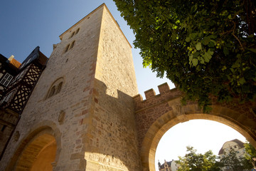 Nikolaitor und Karlsplatz in Eisenach, Luther in Eisenach Thüringen 8