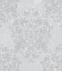 Obraz premium Royal ornament fabric background. Damask pattern texture Vector. Luxury background decors