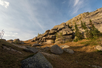 Beauty view in mountains of Altai