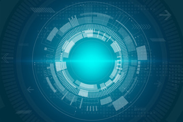 Vector digital technology background.