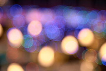 Multicolored bright spots. Blurred background