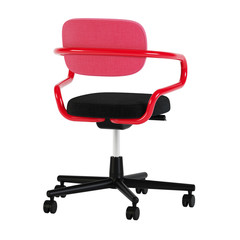 Office chair isolated on white background. 3D rendering.