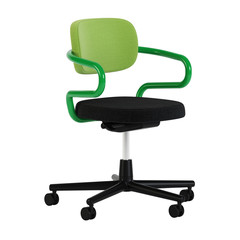 Office chair isolated on white background. 3D rendering.