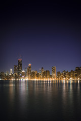 Fototapeta na wymiar Chicago at Night