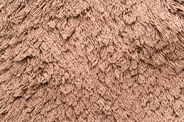 Texture of brown rough fabric.