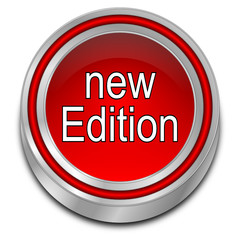 New Edition Button - 3D illustration