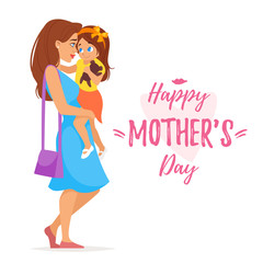 Mother's day greeting card template