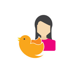 Bird People Logo Icon Design