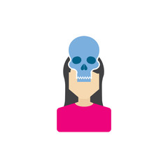 Skull People Logo Icon Design