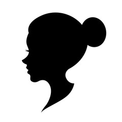 graphic head women, vector