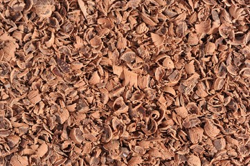 Chocolate Flakes Close-Up