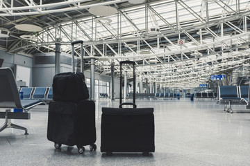 Modern airport interior