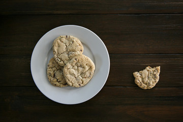 One Cookie already eaten