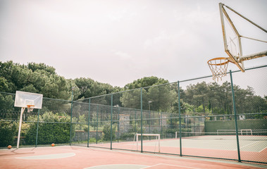 Outdoor Basketball Court © Özgür Güvenç