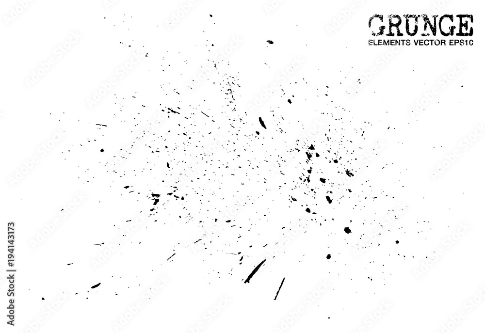 Wall mural grunge style of dust particles background and texture . vector