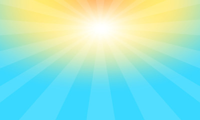 Background with sunrise shining. Vector graphic illustration. - 194143372