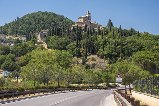 Summer landscape near Perugia