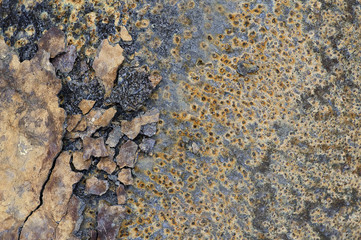Abstract image of rusty metal
