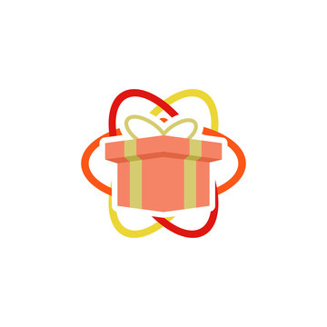 Gift Science Atom Logo Icon Design