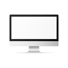 Computer Display Icon Computer monitor icon. PC symbol
