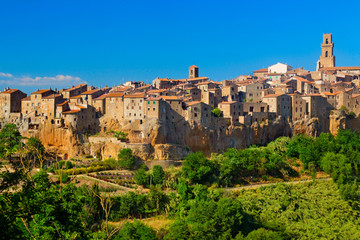 Obraz premium Pitigliano, Toskana, Italien
