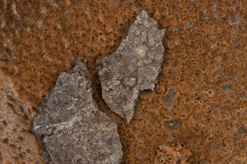 Abstract image of rusty red orange brown metal