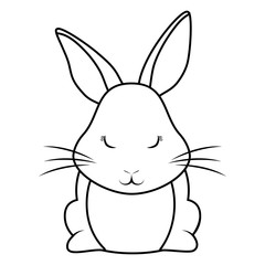 Cute rabbit icon