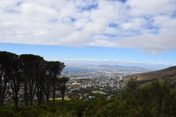 Fototapeta na wymiar Blick auf Kapstadt 