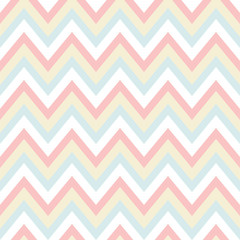 Vector seamless pattern. Zigzag striped lines.
