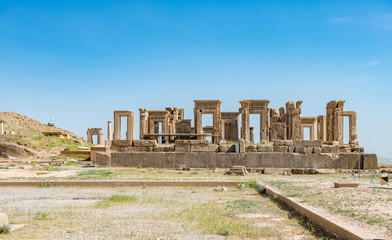 Shiraz - Iran. April 24, 2017. Welcome to Persepolis.One of the great wonders of the ancient world,...