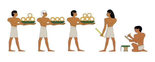 Ancient Egypt treasurer and scribe
