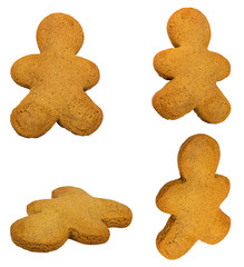Cookies isolated on white background with clipping path