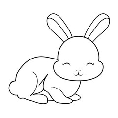 Cute rabbit icon