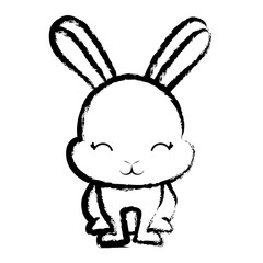 Cute rabbit icon