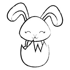 Cute rabbit icon