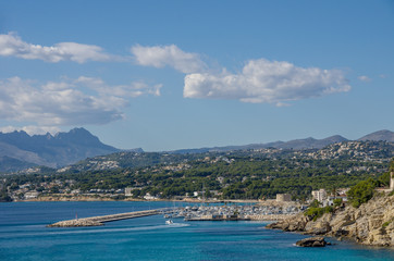 Fototapeta premium Moraira_vista_Bernia_VI