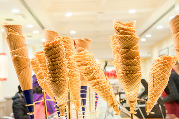 waffle cones for ice cream