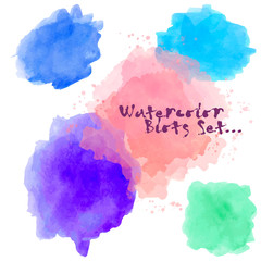 Abstract hand drawn watercolor background.