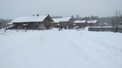 Winter village