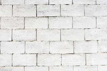Background from a white brick wall