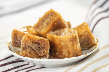 Arabic dessert baklava