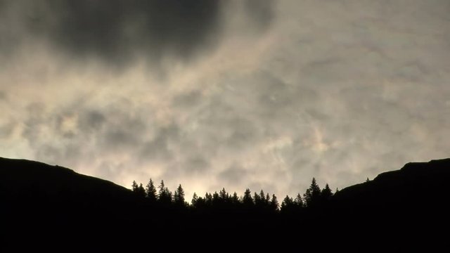 mountain clouds time lapse in Rauris 04