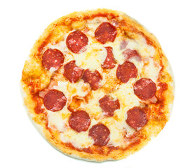 Pizza on White Background