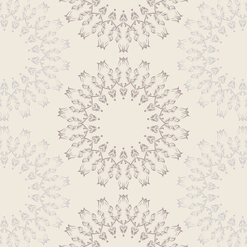 Circle damask wallpaper
