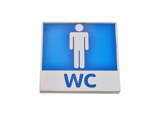 sign entrance to the toilet