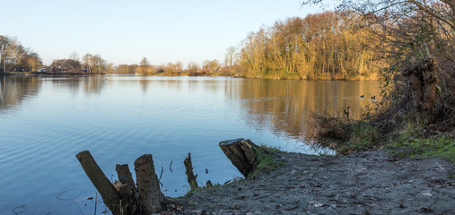 water landscape in winter