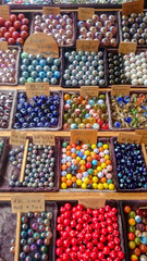 venta de canicas en mercadillo