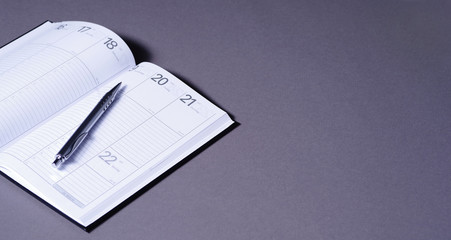 Kalender mit Freiraum für Text 